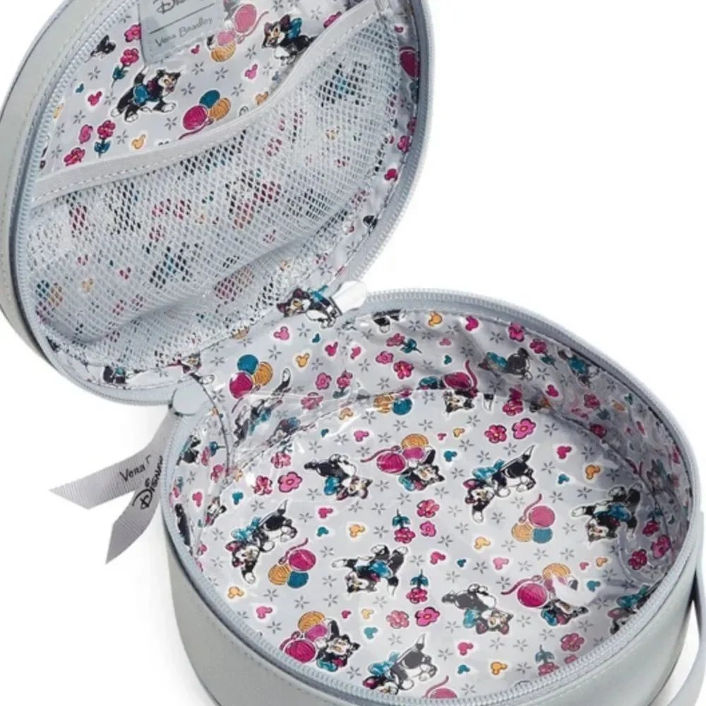 Vera Bradley Disney Whimsy Cosmetic Case, Mickey & Friends Paisley. NWT.